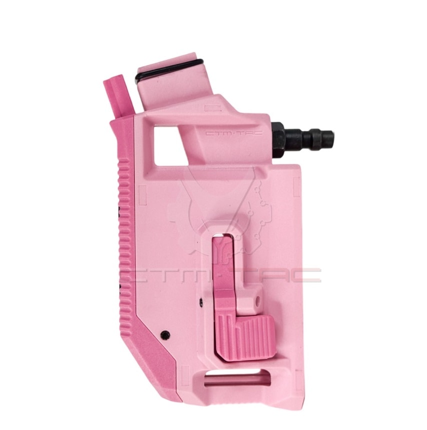 CTMxPRAVDA ハイキャパ/HPA M4マガジン アングルアダプター-PINK