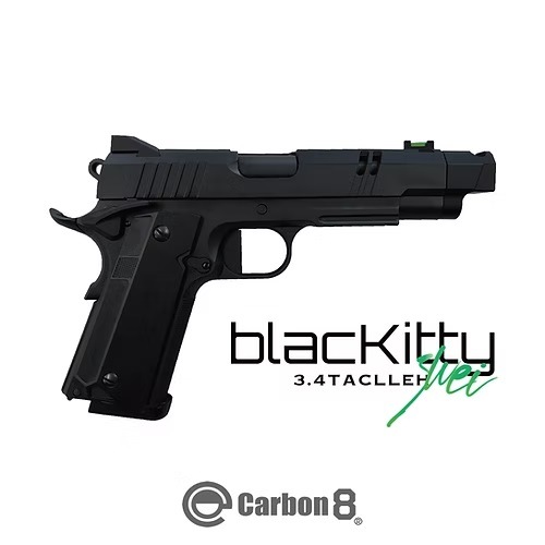 black kitty Carbon8 CO2 ブローバック＋別途購入備品付き Carbon8 Black Kitty CO2 ブローバック > ガスハンドガンカスタム