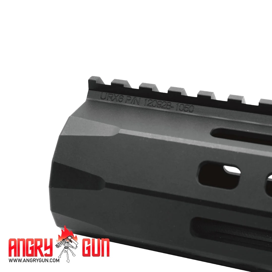 AngryGun マルイ MWS/KACスタイル URX6 M-LOKレイルハンドガード-10.5