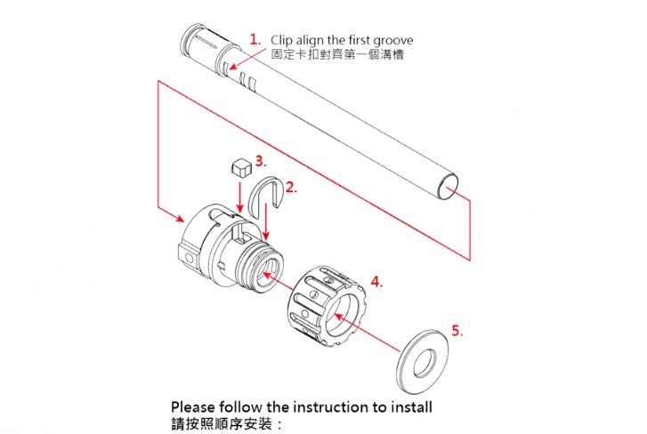 ヨハン・ネオムク・フンメル／チャンバーチャンバー構成 AIRSOFT97 本店通販部 / SPARK チャンバー スタンダード電動M4用 (HOP