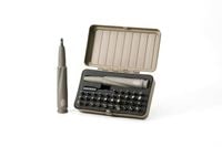 GUN POWER TOOL��.50�������� ������塼�ɥ饤�С����å�/.50 CALIBER BULLET-STYLE STANDARD SCREWDRIVER SET -BLACK-