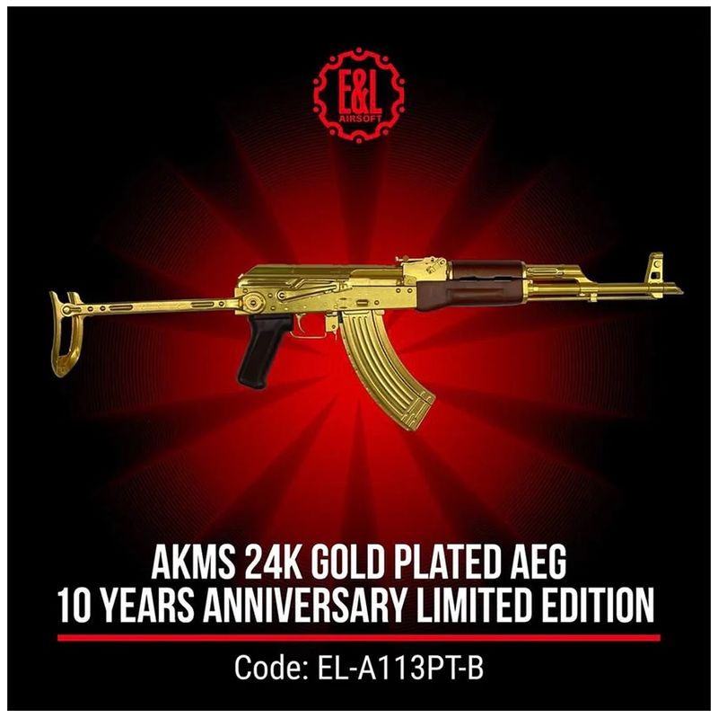 E&L��AKMS 24K GOLD PLATED AEG 10 YEARS ANNIVERSARY LIMITED EDITION/10��ǯ��ǰ�����ǥ���ư����-�ե����ʥ륨�ǥ������-