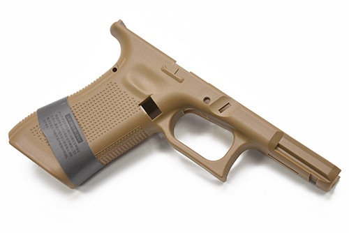 GUARDER マルイ/グロック17/19 Gen5 MOS G45リアル刻印フレーム-FDE