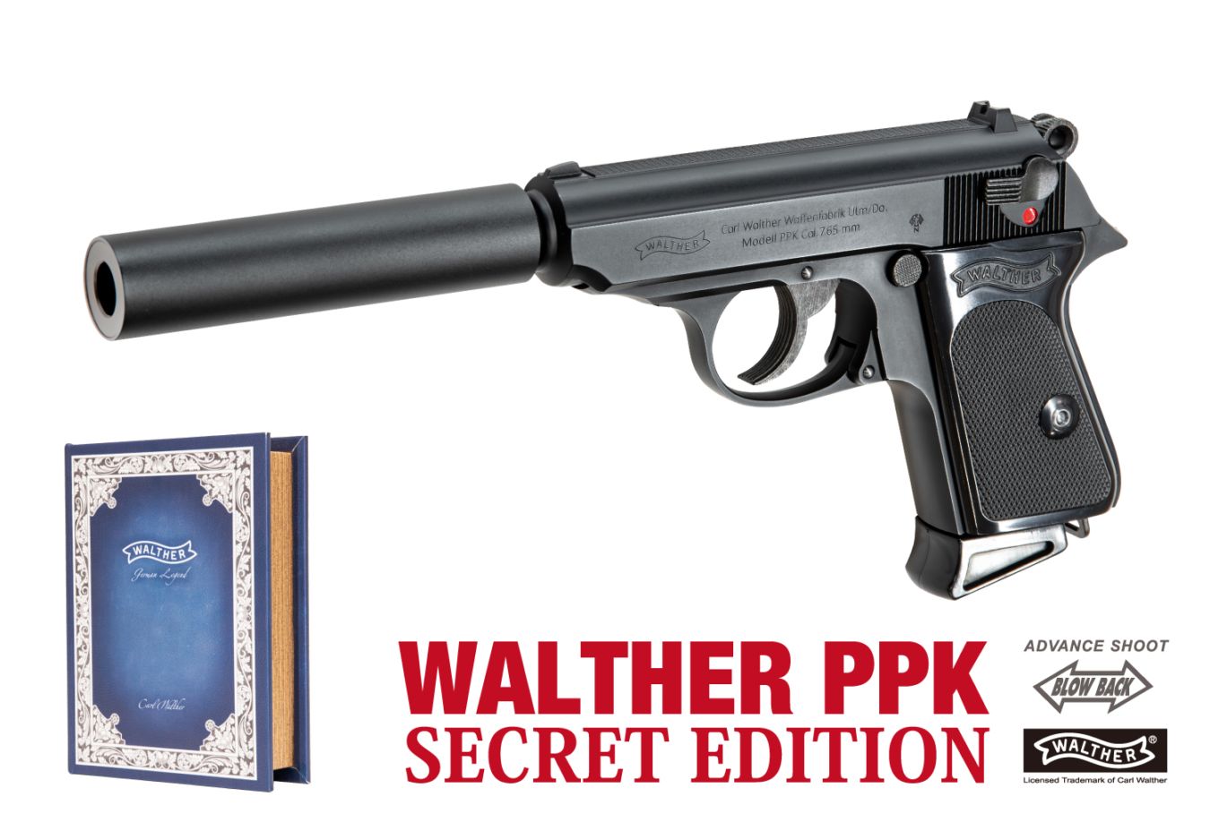 マルゼン ワルサー PPK シークレットエディション/ガスブローバック