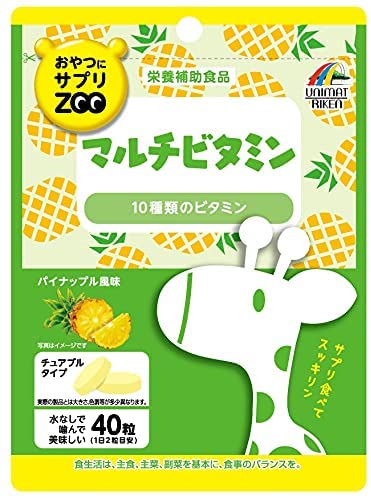 ユニマットリケン4万円以上で発注可】 おやつにサプリZOO 40粒 マルチ 