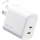 4255ȴ˰ʾ帷風VOLTMEۥܥȥߡUSB®Ŵ Revo 45 Duo AC USB PDʥѥǥХ꡼б 45W USB-C1/USB-A1 ޤꤿ߼ץ饰 ۥ磻 V2142