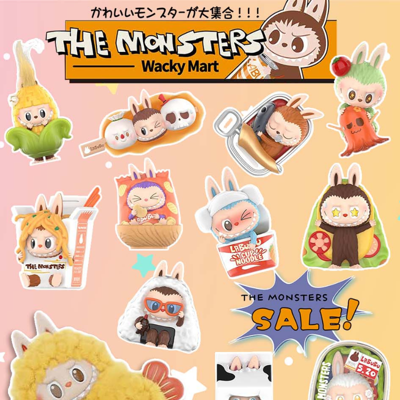 キャラクター popmart 人気キャラクターラブブ♪【POPMART】ラブブ Wacky Mart シリーズ
