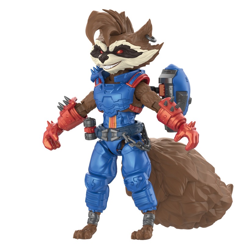 【激レア限定】MARVEL展 ロケット・ラクーン リアルレザー　ハンドメイド仕上 3月発売 Blokeesマーベル ヒーロー ロケット・ラクーン CC08 81120