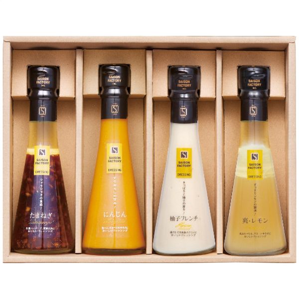 セゾンファクトリー ドレッシング4本詰合せ DR-25I