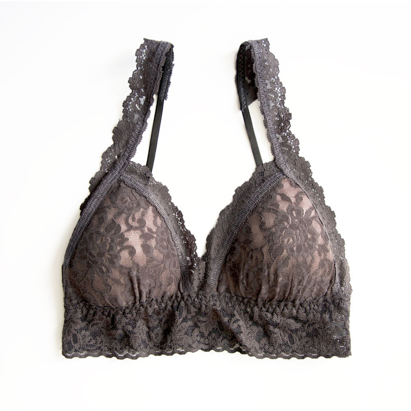 hanky panky クラシック レオパード クロスオーバー ブラジャー クラシック レオパード クロスオーバー ブラジャー (ブラウン