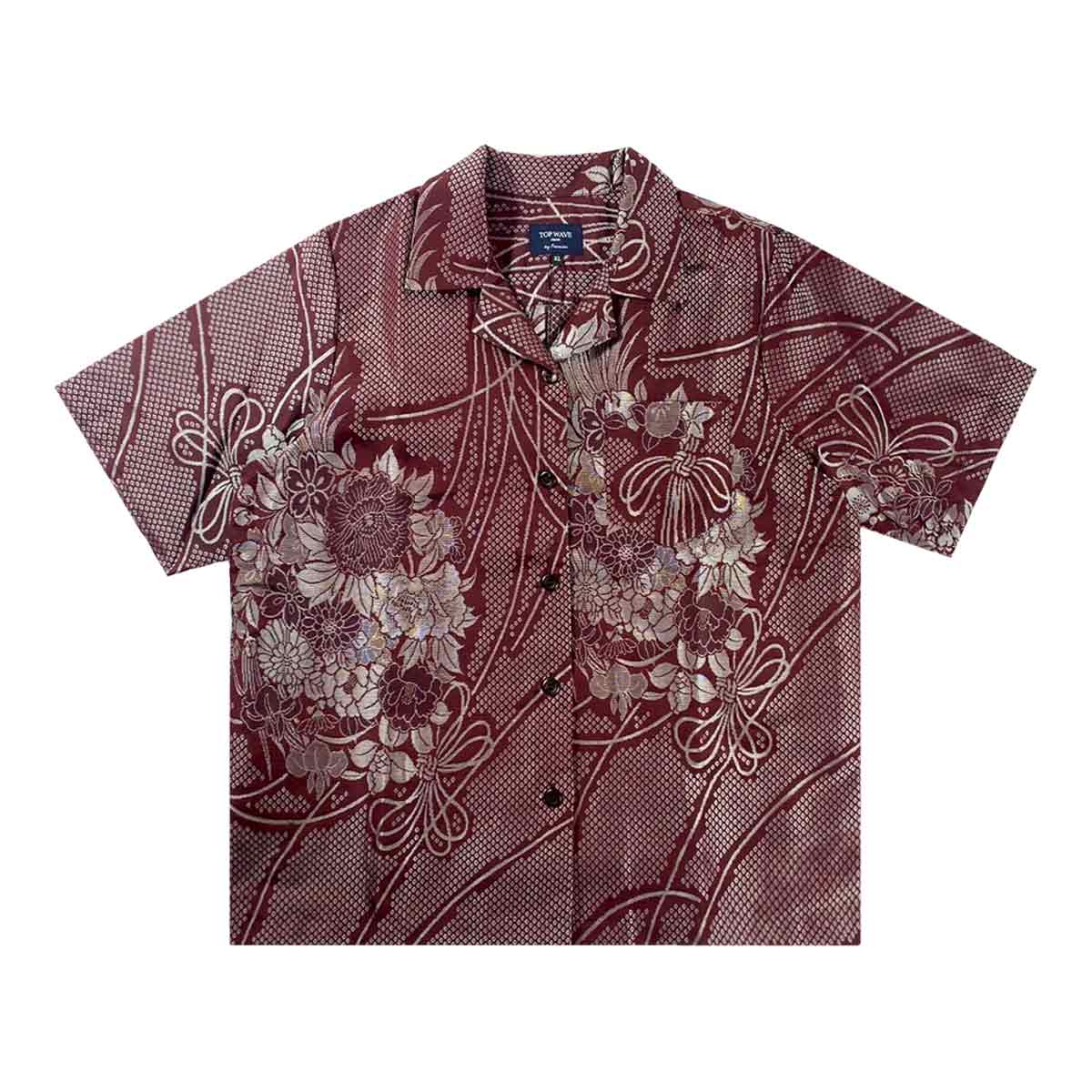 着物アロハシャツ レディース XLサイズ AHKHF-XL11 | WOMEN,着物アロハ