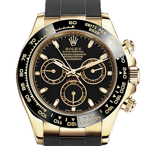 ROLEX ⭐︎デイトナ　ラバーベルト ブラック 楽天市場】ロレックス デイトナ ラバーベルトの通販