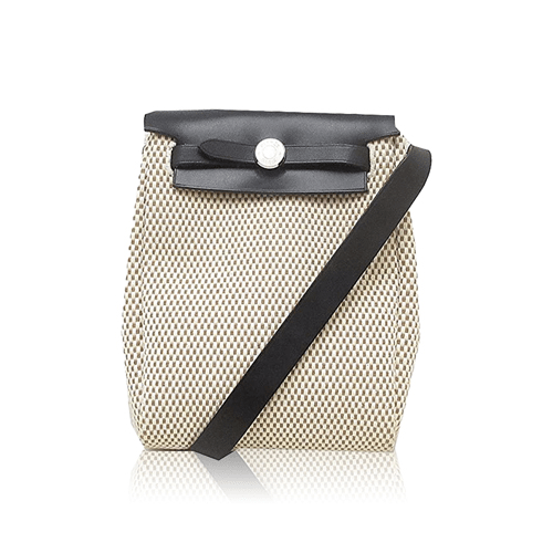 エルメス エールバッグ 39 ノワール トワルアッシュ シルバー エルメス エールバッグ 39 ノワール トワルアッシュ シルバー