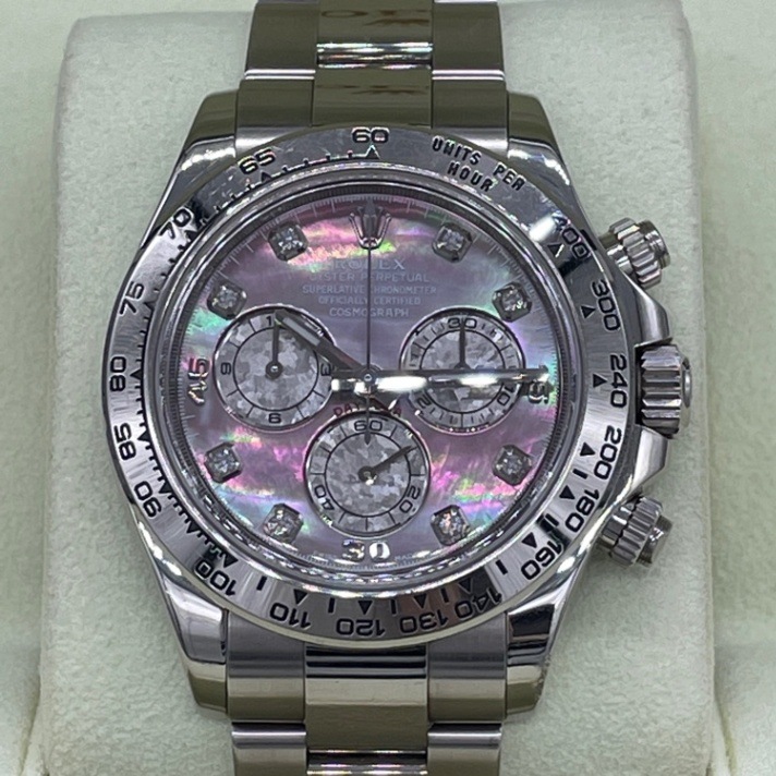 ロレックス デイトナ 116509NG（ブラックシェル） 8Pダイヤ オイスター