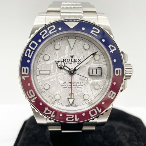 å GMTޥII 126719BLRO ֥쥹å ƥ饤 ۥ磻ȥ 40mm