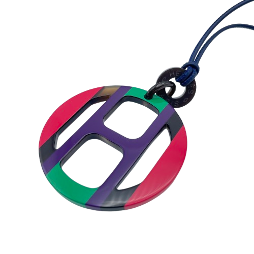 お値下げ特価】エルメス Hエキップペンダント バッファローホーン