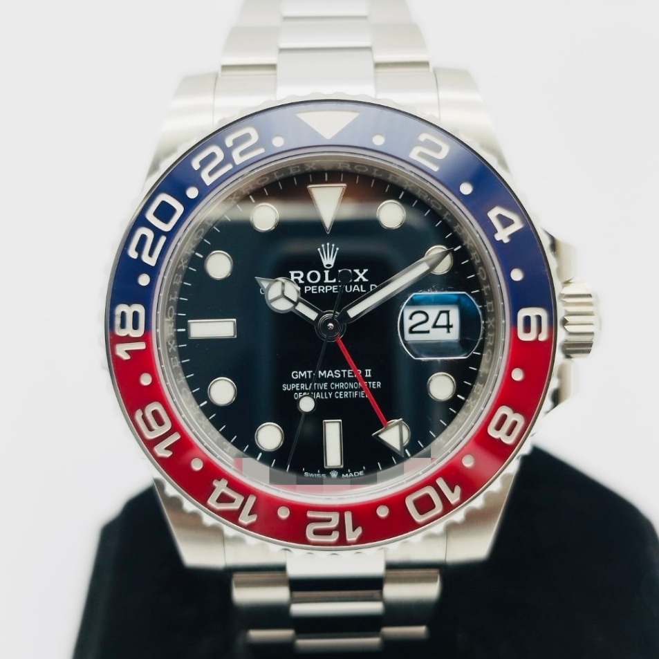 ポーチ付の超美品！　ロレックスGMT 126710  79200オイスターブレス ポーチ付の超美品！ロレックスGMT 126710 79200オイスターブレス