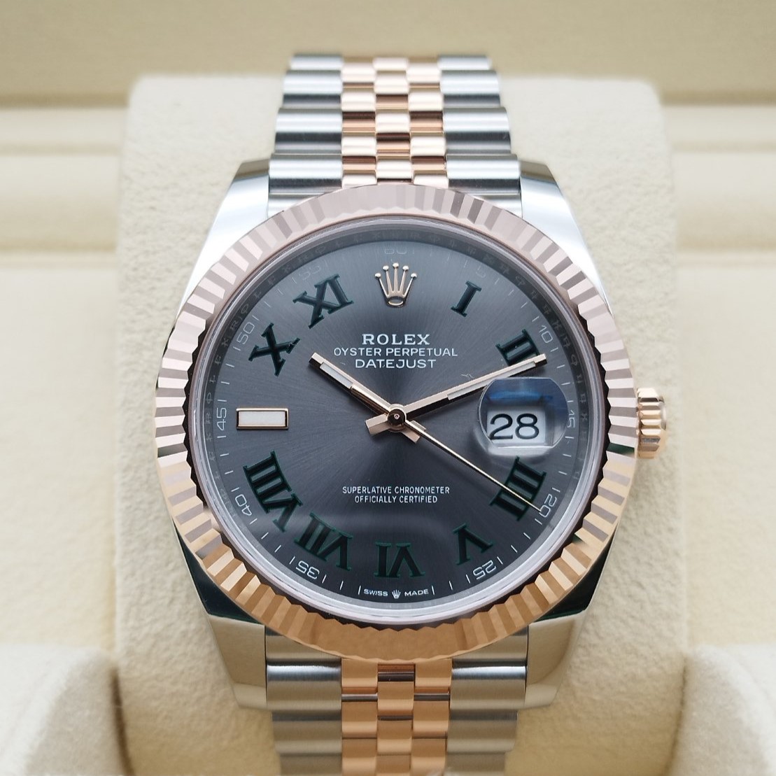 ロレックス デイトジャスト 126331 スレートローマン 41mm ｜ 商品状態