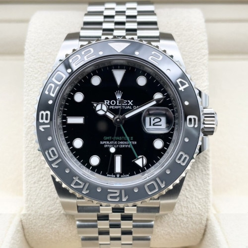 ��2024ǯ������ۥ���å��� GMT�ޥ�����II 126710GRNR �֥�å� ����ӥ꡼�֥쥹 40mm