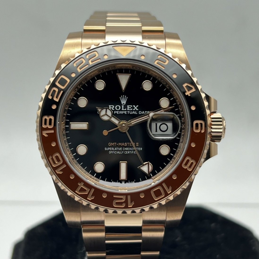 ロレックス GMTマスターII 126715CHNR ブラック エバーローズ