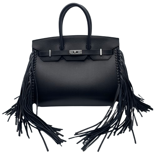 エルメス バーキン 35 ノワール エヴァーグレイン シルバー金具 B刻印