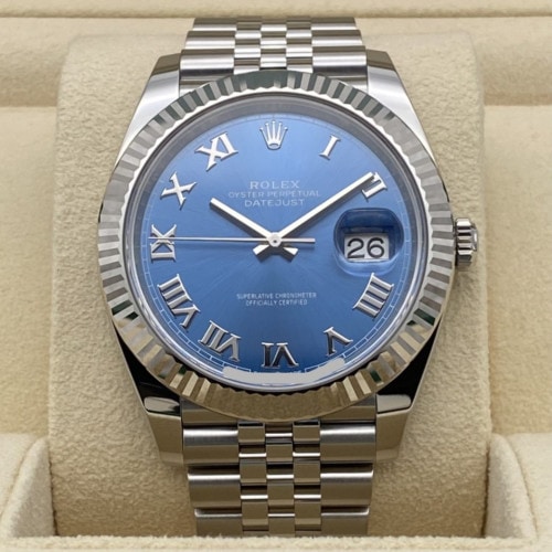 å ǥȥ㥹 126334 ֥롼 ӥ꡼֥쥹 41mm