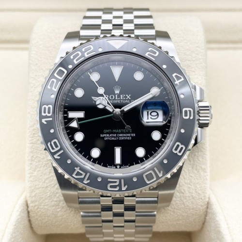 ��2024ǯ������ۥ���å��� GMT�ޥ�����II 126710GRNR �֥�å� ����ӥ꡼�֥쥹 40mm