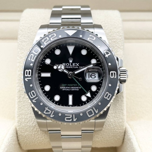 ��2024ǯ������ۥ���å��� GMT�ޥ�����II 126710GRNR �֥�å� �����������֥쥹 40mm