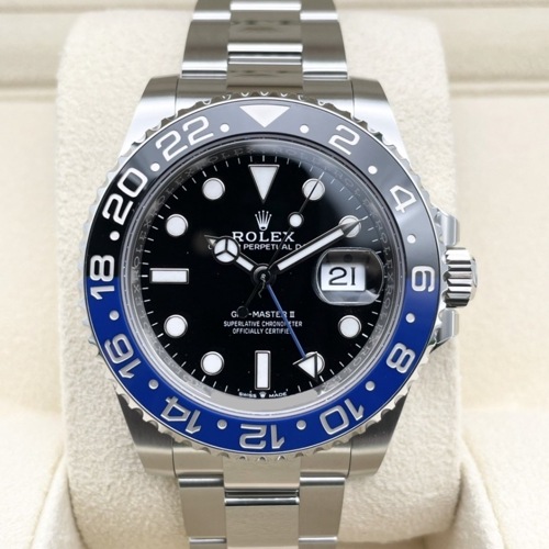 ����å��� GMT�ޥ�����II 126710BLNR �����������֥쥹��å� �֥�å� �Хåȥޥ� 40mm