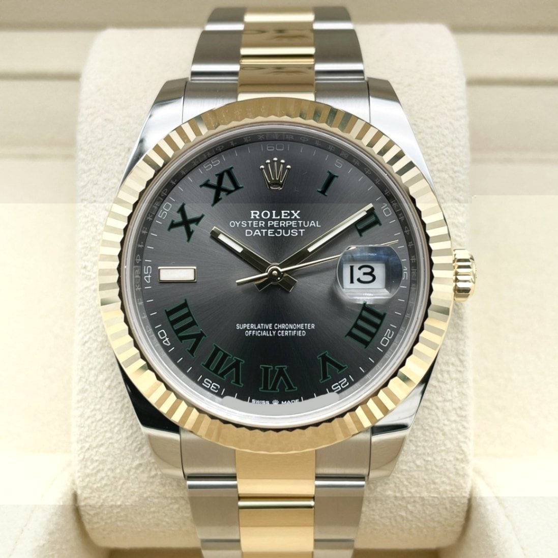 最終値下げ‼️ROLEX デイトジャスト 純正 コマ 126233 126333 未使用)ROLEX ロレックス デイトジャスト 41 126333 スレート