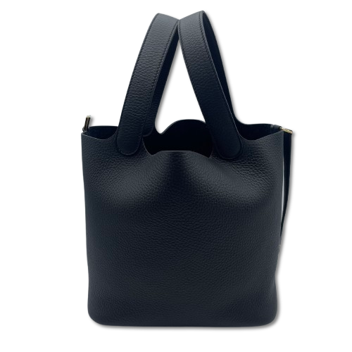 限定値下げ【最新K刻印★新品】エルメス ピコタンロック MM ノワール ゴールド エルメス ピコタンロック MM ノワール トリヨンクレマンス
