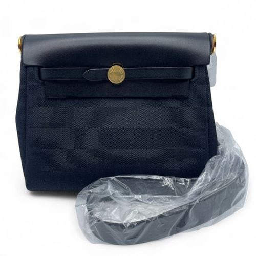 エルメス エールバッグ 39 ノワール トワルアッシュ シルバー エルメス エールバッグ 39 ノワール トワルアッシュ シルバー