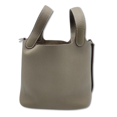 【鍵錠付】 エルメス ピコタンロックPM トリヨンクレマンス エトゥープ □M エルメス ピコタンロック PM エトゥープ トリヨンクレマンス