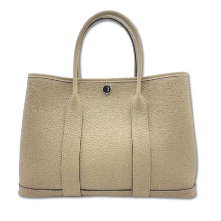 HERMES ガーデンパーティ　tpm グリアスファルト　D刻印　最終価格 エルメス ガーデンパーティ TPM グリアスファルト ネゴンダ