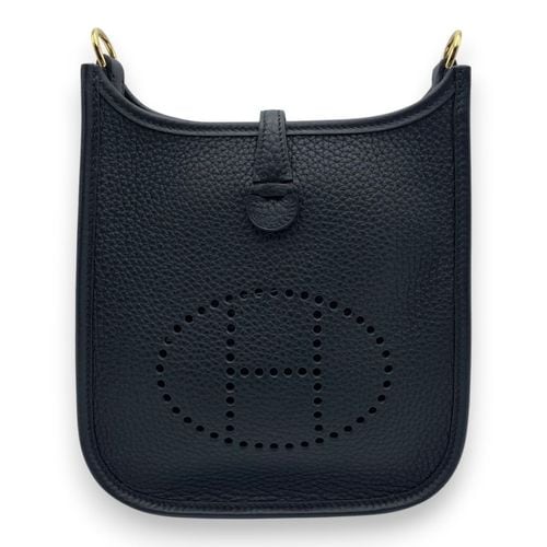 美品❗️ HERMES エルメス　刻印□A Hベルト ブラックジョーヌ エルメスミニコンスタンス Hベルト 85 ゴールド/ジョーヌドール