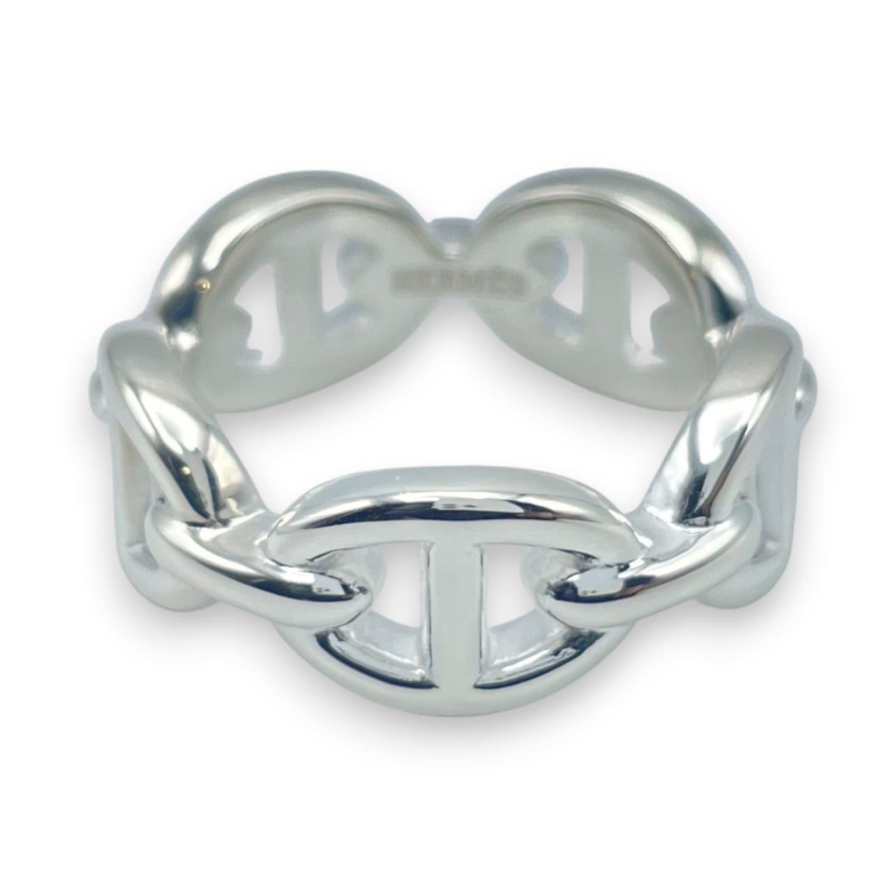 エルメス シェーヌ・ダンクル アンシェネリング PM 50 シルバー925 10