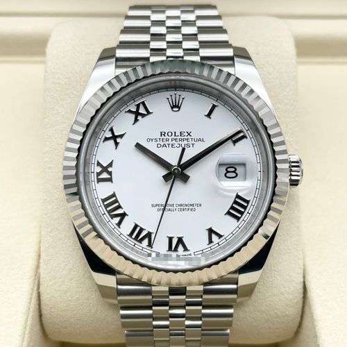 �����ѡۥ���å��� �ǥ��ȥ��㥹�� 126334  �ۥ磻�ȥ����� ����ӥ꡼�֥쥹 41mm