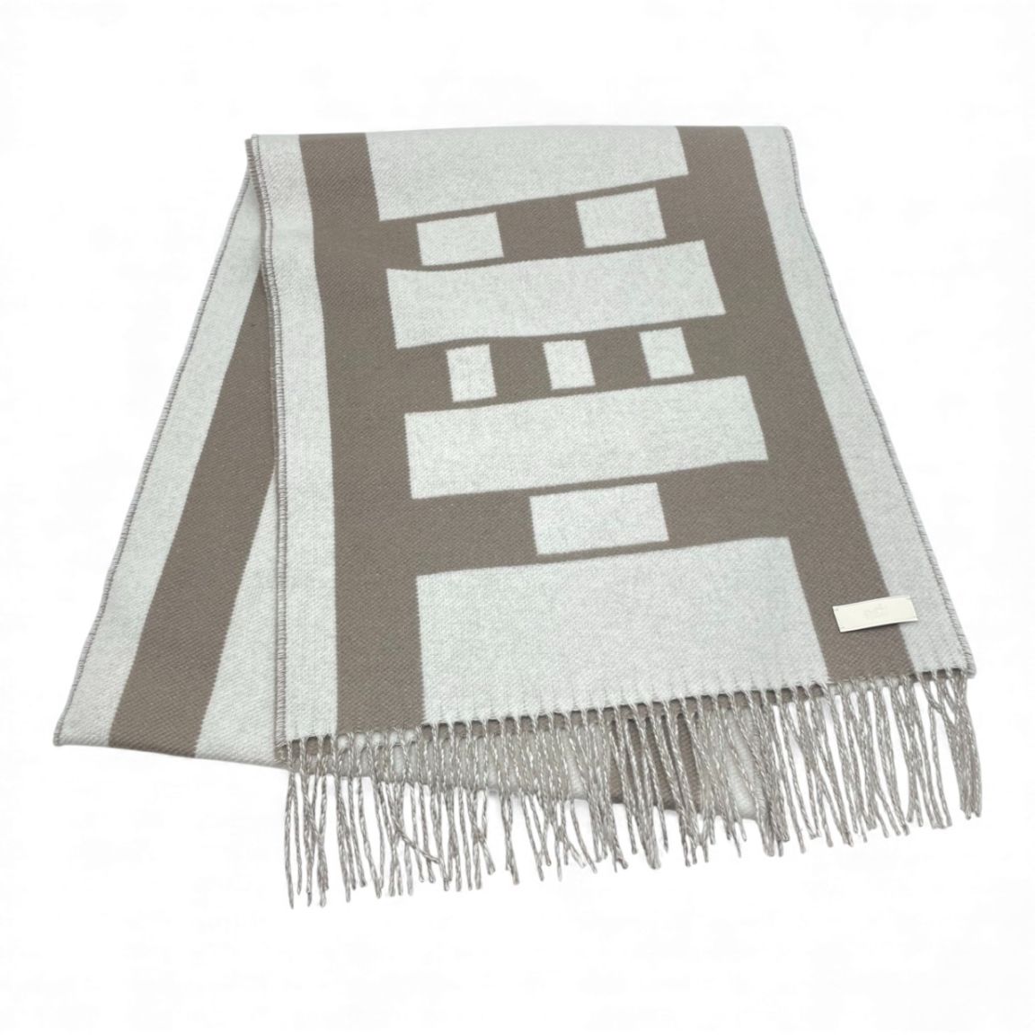 エルメス マフラー コンクール 40×195 イヴォワール / ピュス カシミヤ