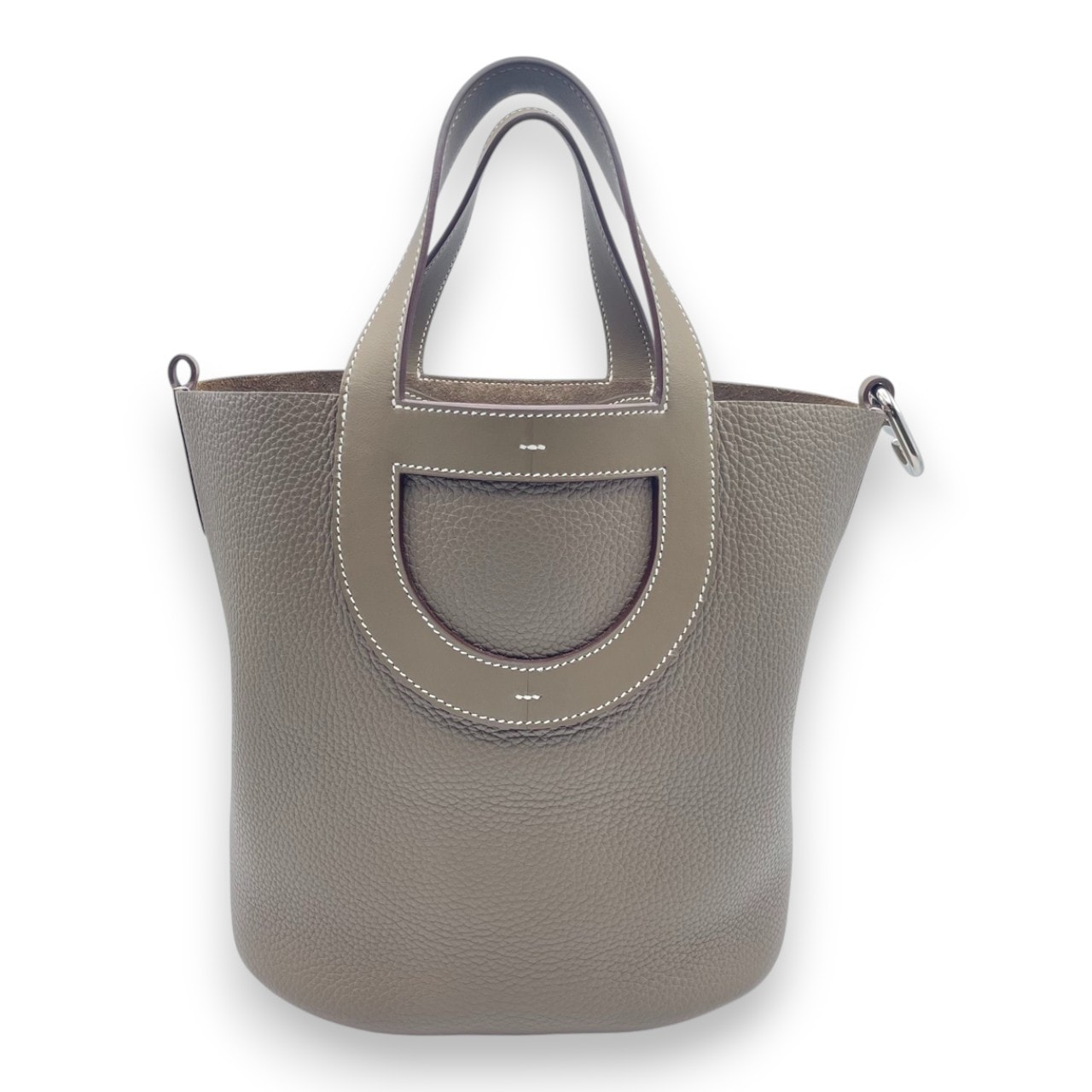 エルメス インザループ 23 エトゥープ トリヨンクレマンス シルバー