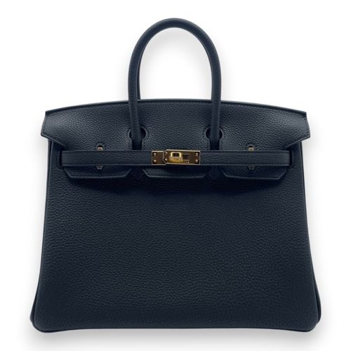 2025年SS新色】エルメス バーキン 25 ブルータイ トゴ シルバー金具 K