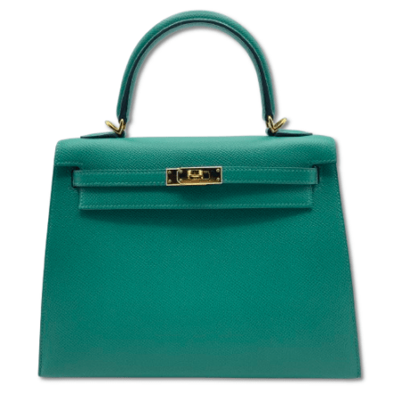 エルメス ケリー 25 ニューホワイト スイフト ゴールド金具 W刻印