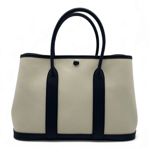 エルメス ガーデンパーティ TPM エベンヌ/ヴェールブロンズ トワル