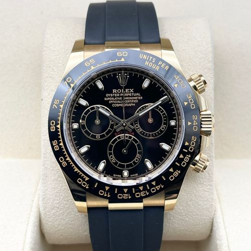 ロレックス デイトナ 116515LN ブラックラバーベルト アイボリー 40mm