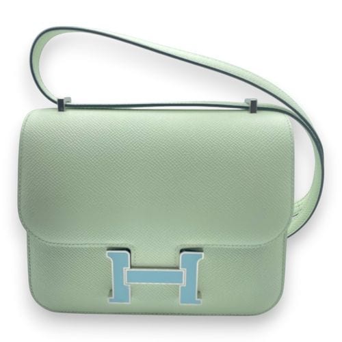 美品　HERMES 　エルメスナップトゥーゴー　ミント 2024年新作】エルメス ナップトゥーゴー モーヴペール エプソン