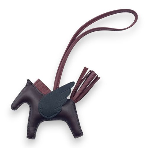 エルメス ロデオチャーム ロベオロック PM ノワール シルバー金具 K