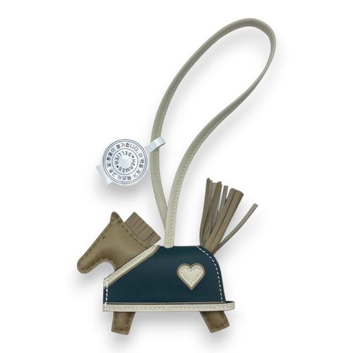 エルメス ロデオチャーム ロベオロック PM ノワール シルバー金具 K