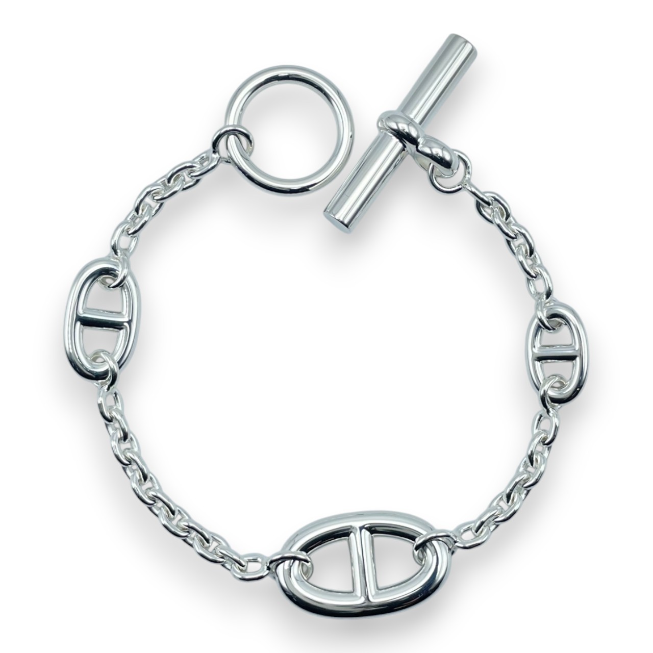 エルメス シェーヌ・ダンクル ファランドール ブレスレット LG