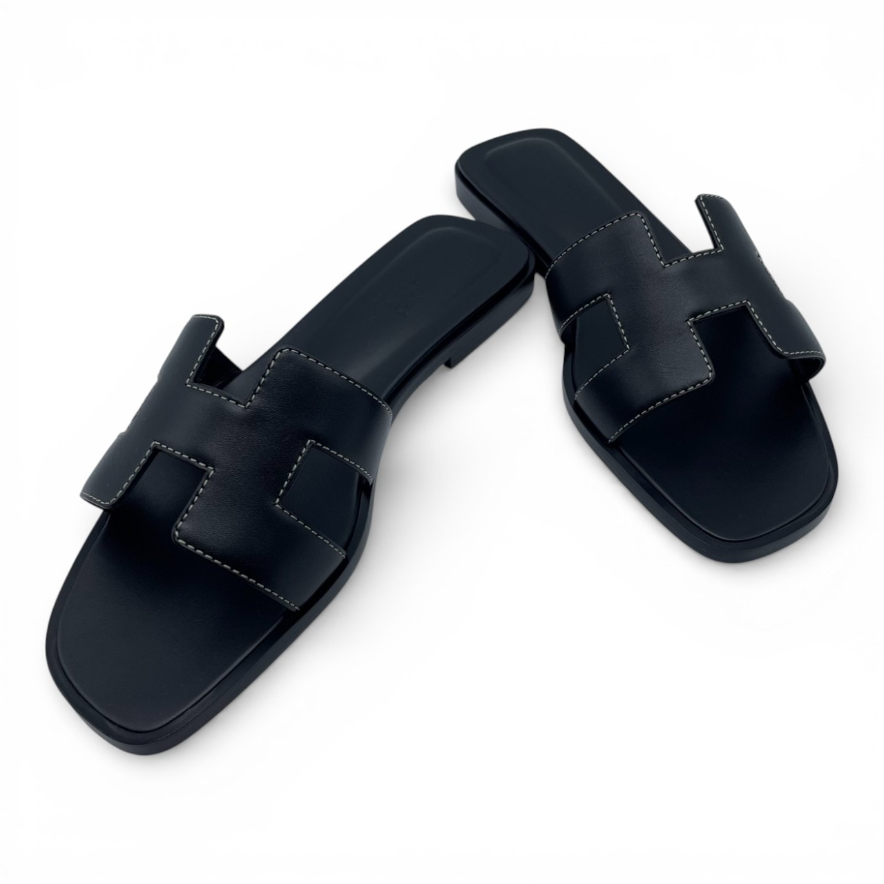 エルメス オラン サンダル 36 ノワール 23/23.5cm ｜ 商品状態：新品