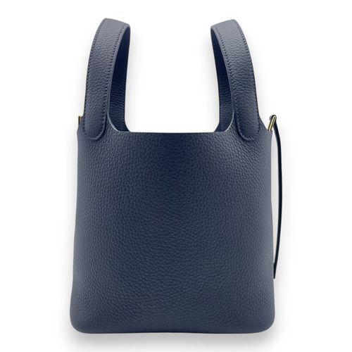 エルメス ピコタンロック ゴーチーム PM キャバン/ブルーニュイ/ブルー