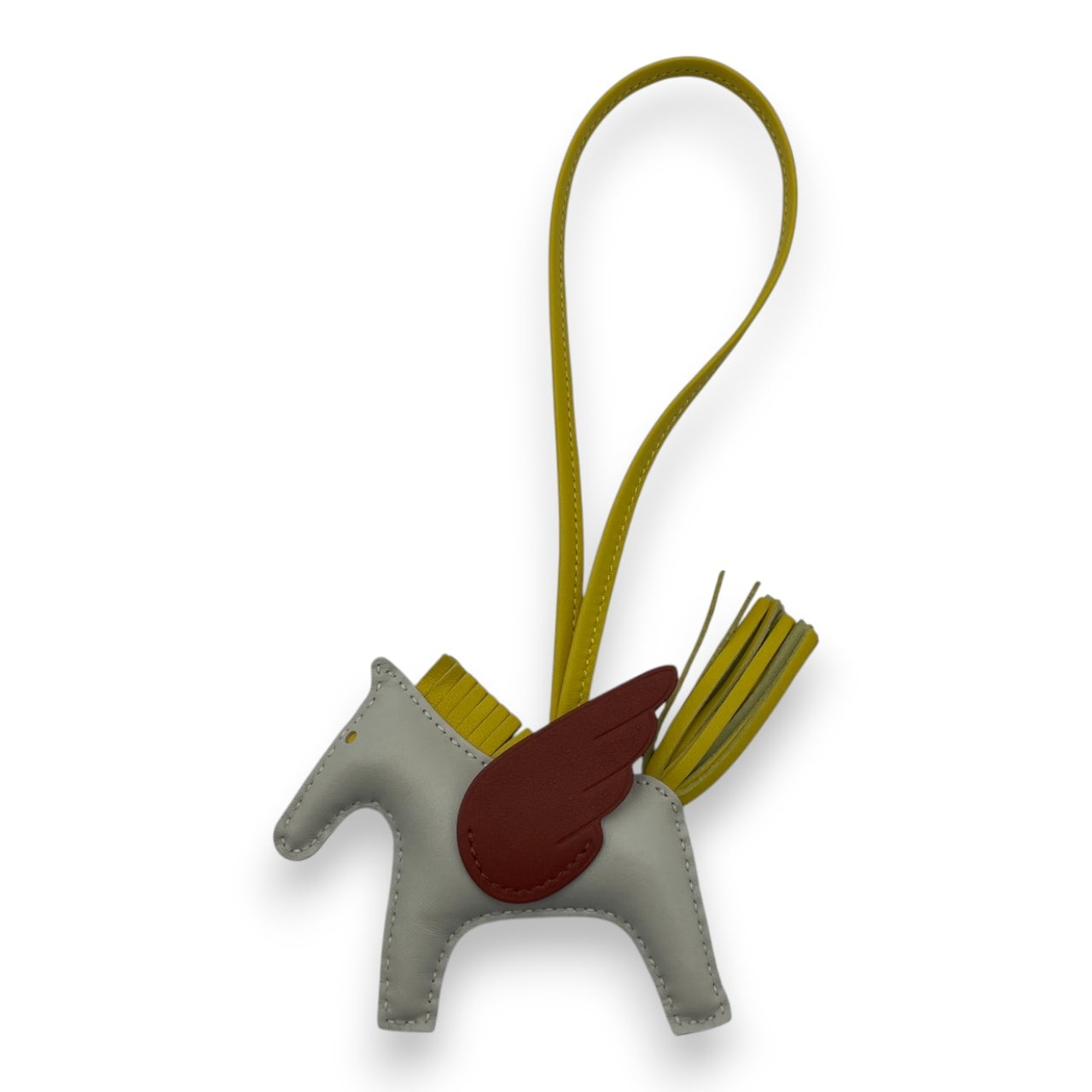 土日限定価格　エルメス　ペガサスチャーム　PM クレ×ジョーヌナプル　ロデオ エルメス ペガサスチャーム PM クレ/ジョーヌナプル/キュイーブル B